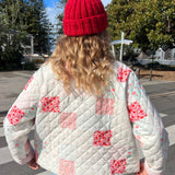 Poppy Quilted Jacket - Floral Patchwork