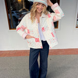 Poppy Quilted Jacket - Floral Patchwork