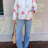 Poppy Quilted Jacket - Floral Patchwork