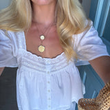 Goldie Blouse White