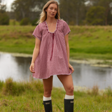 Ella Dress Red Gingham
