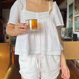 Goldie Blouse & Juni Shorts Floral Set