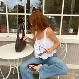 Addie Top & Juni Shorts White Set