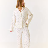 June PJ Set - Blue Floral