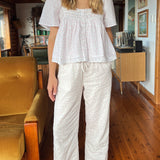 Goldie Blouse & Harper Lace Pants Floral Set