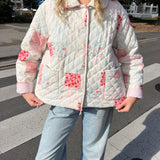 Poppy Quilted Jacket - Floral Patchwork