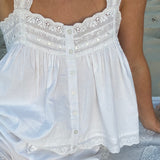 Addie Top White