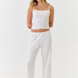 Lani Cami and Pants Set Organic Pointelle