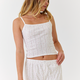 Lani Cami and Pants Set Organic Pointelle