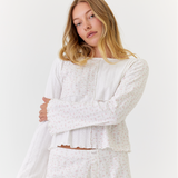 Lani Long Sleeve & Shorts Set Organic Pointelle