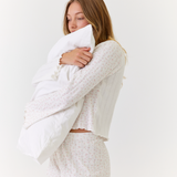 Lani Long Sleeve & Shorts Set Organic Pointelle