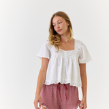 Novie Shorts Red Gingham