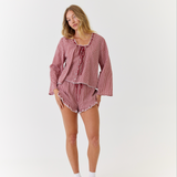 Sunday Blouse Red Gingham