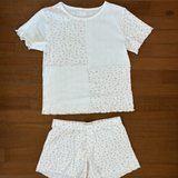 Lani Tee and Shorts Set Organic Pointelle