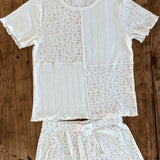 Lani Tee and Shorts Set Organic Pointelle