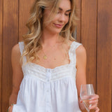 Addie Top & Juni Shorts White Set