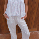 Addie Top & Harper Lace Pants Floral Set